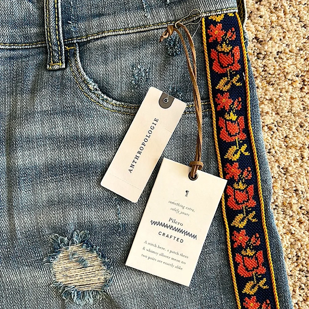 Anthropologie Pilcro and the Letterpress Boho Slim Boyfriend Shorts **Size 27** - Picture 3 of 6